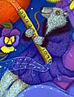detail of Wind Bear playing bassoon, art by Phoebe Stone
